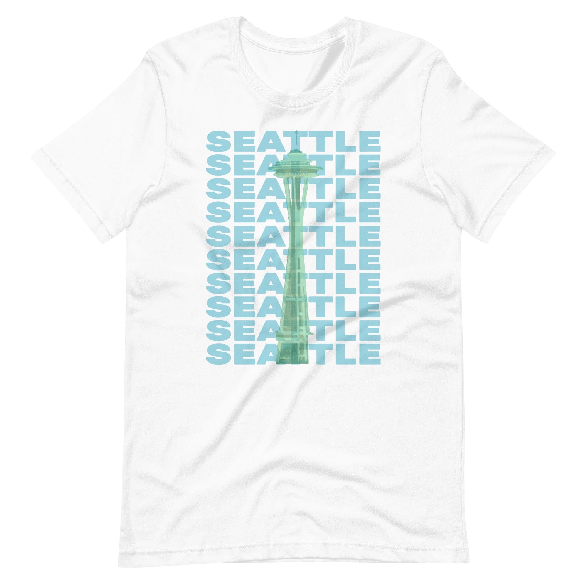 City Shirt Co Seattle Repeat T-Shirt White / XS