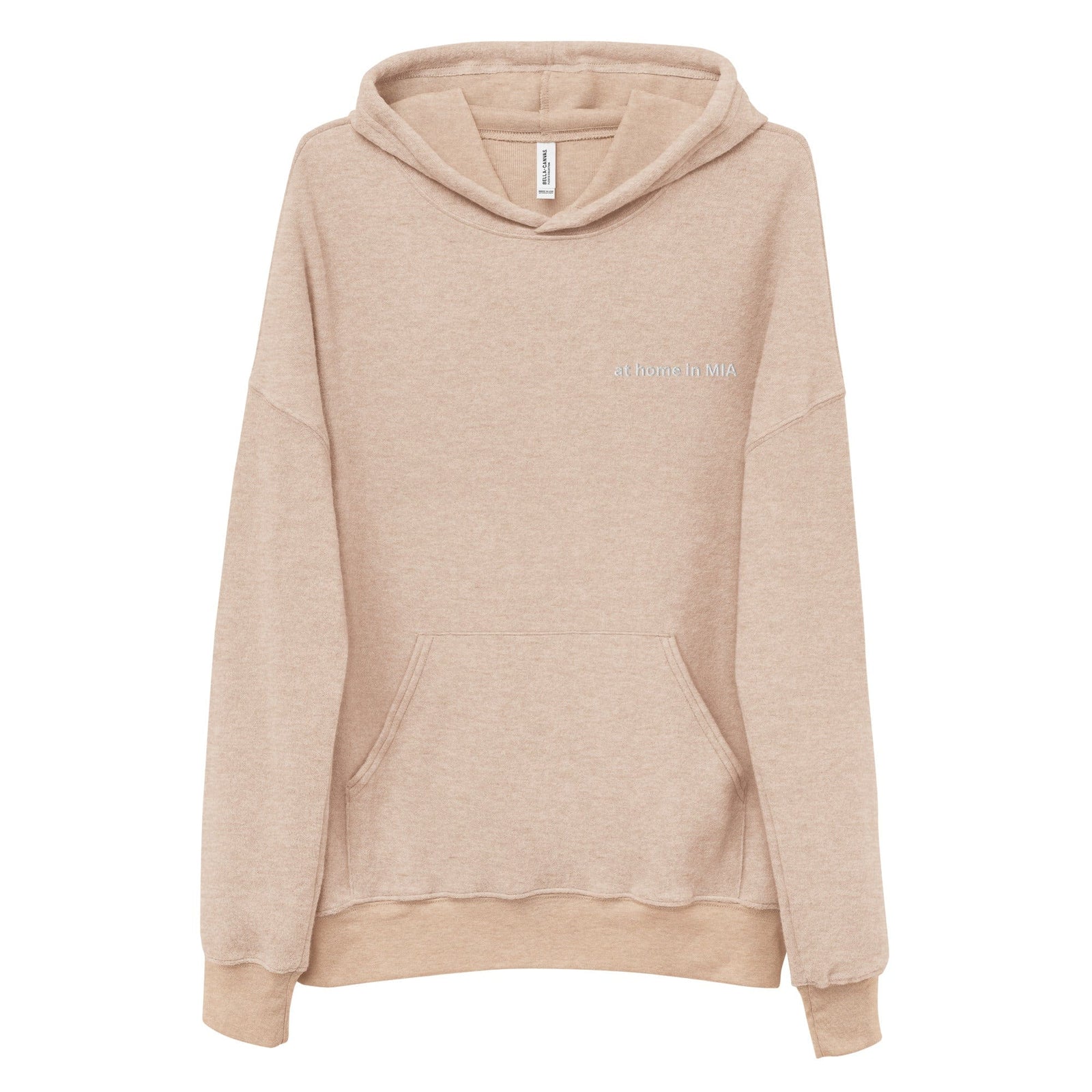 City Shirt Co at home in MIA™ sueded hoodie Heather Oat / S