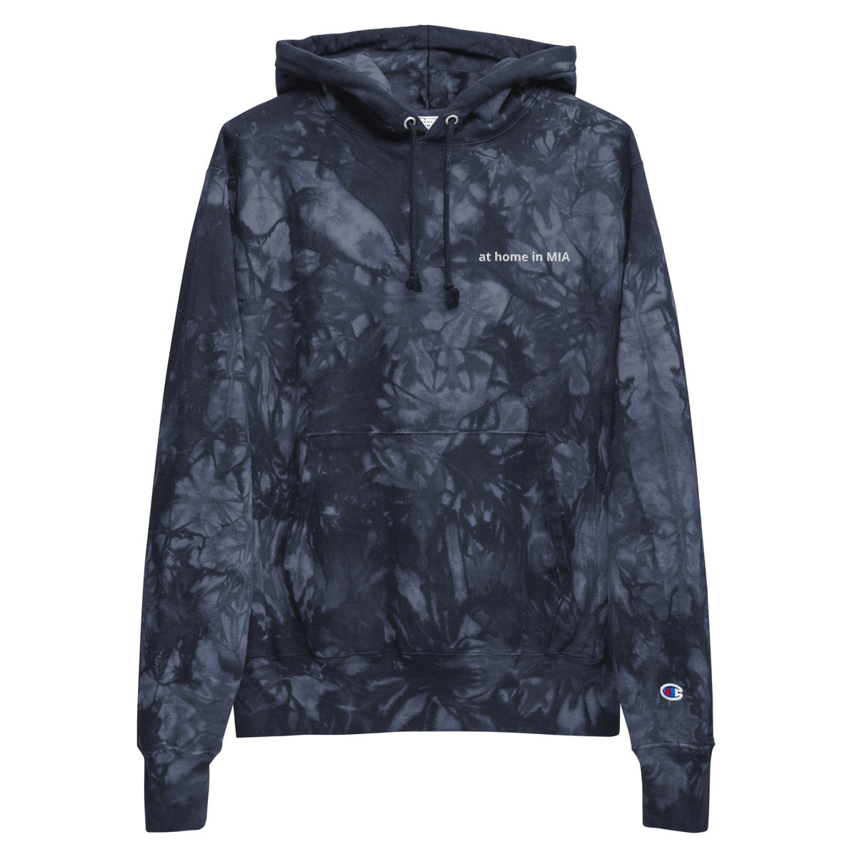 City Shirt Co at home in MIA™ tie-dye hoodie Navy / S