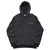 City Shirt Co AT HOME IN PDX™ SUEDED HOODIE Black Heather / S