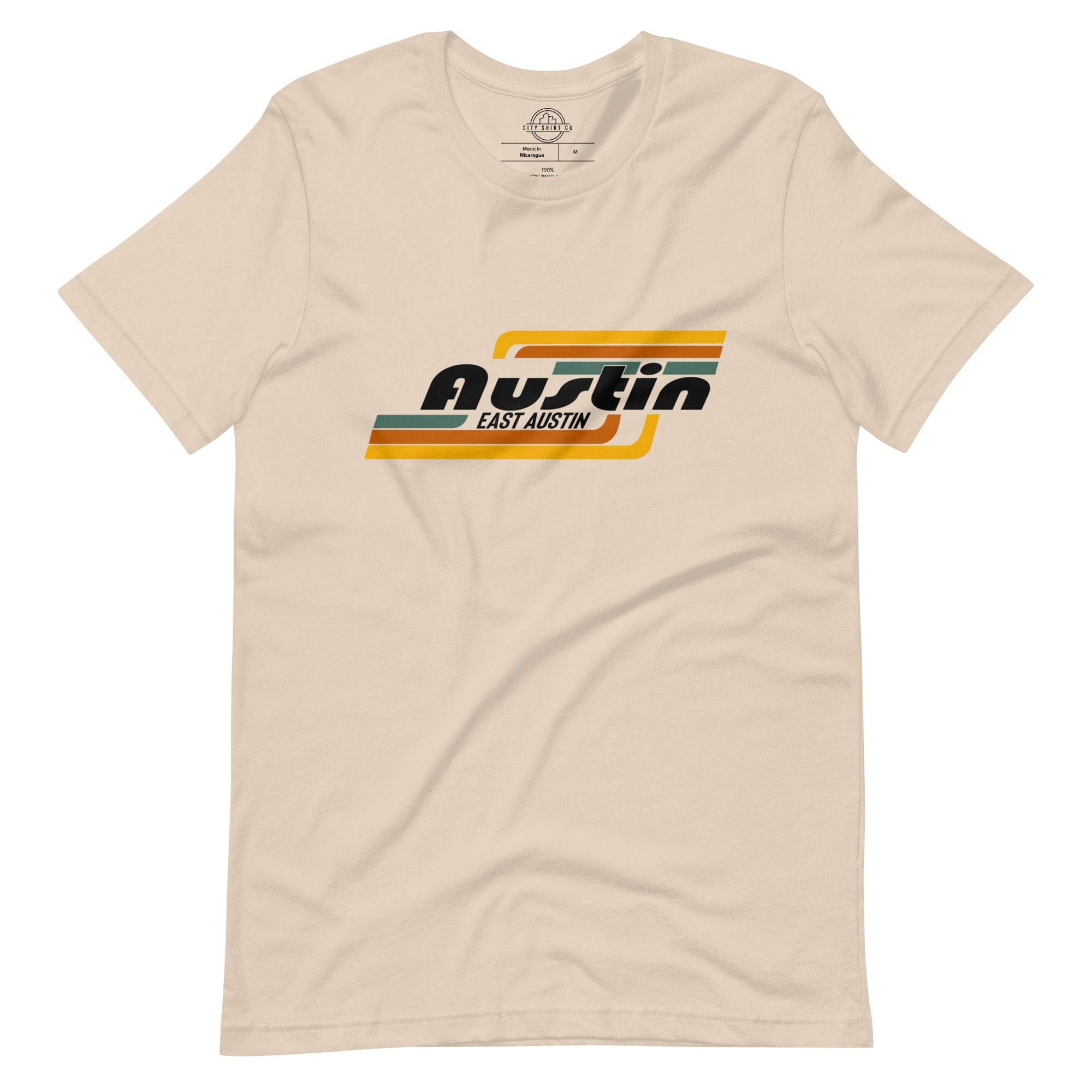 City Shirt Co Austin | East Austin Neighborhood T Shirt Soft Cream / XS