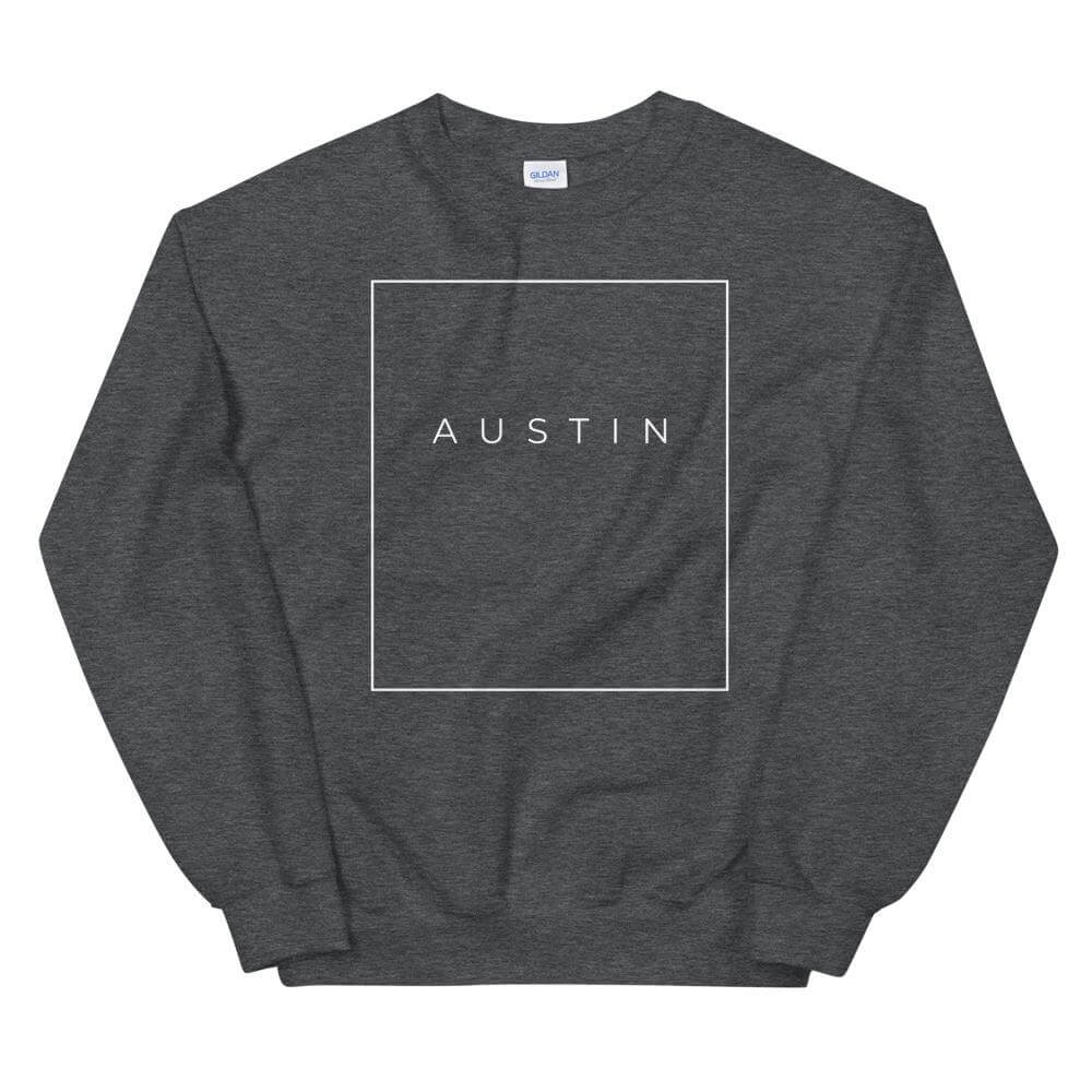City Shirt Co Austin Essential Sweatshirt Dark Grey Heather / S Austin Essential Sweatshirt | Quality Local Style | City Shirt Co