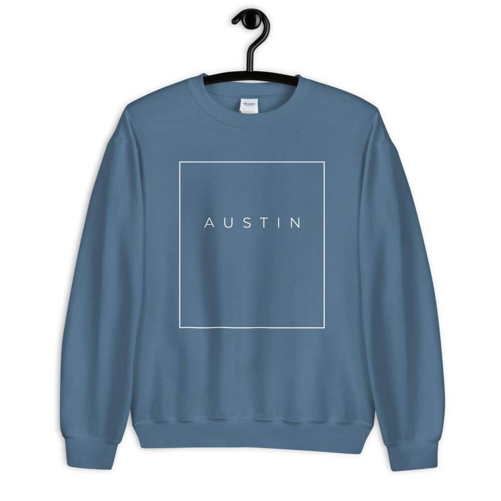 City Shirt Co Austin Essential Sweatshirt Indigo Blue / S Austin Essential Sweatshirt | Quality Local Style | City Shirt Co