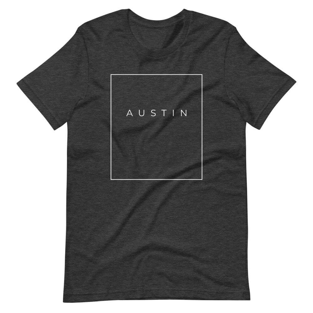 City Shirt Co Austin Essential T-Shirt Dark Grey Heather / XS Austin Essential T-Shirt | Quality Local Style | City Shirt Co