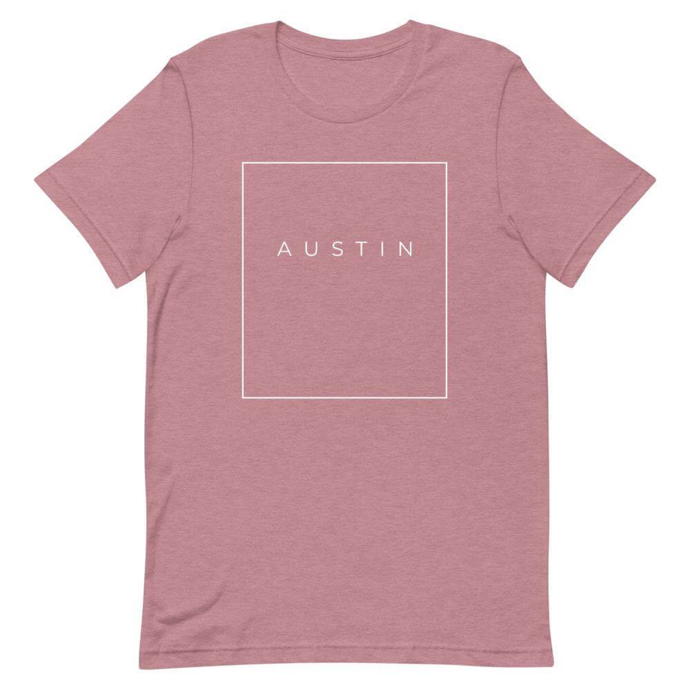 City Shirt Co Austin Essential T-Shirt Heather Orchid / M Austin Essential T-Shirt | Quality Local Style | City Shirt Co
