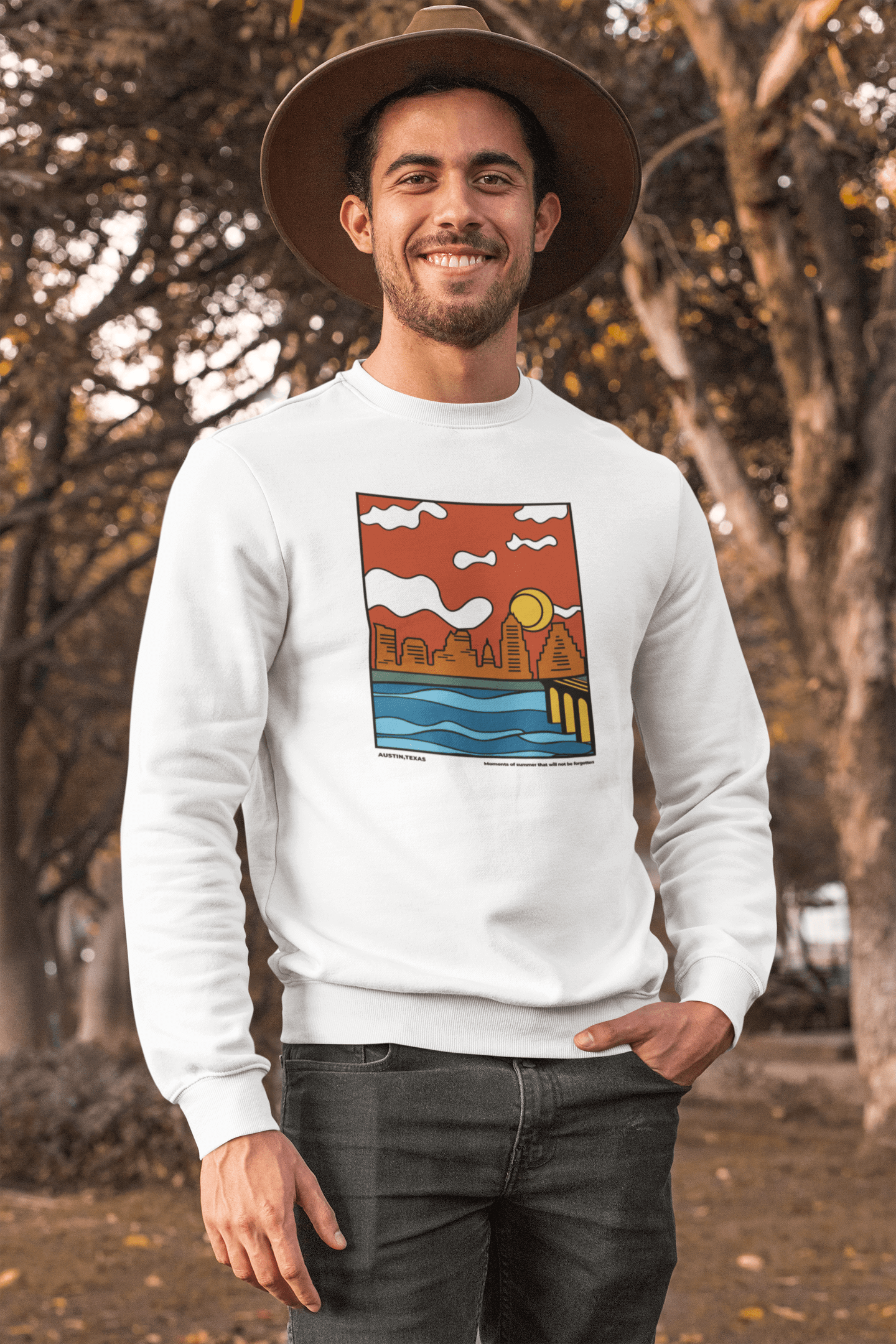 City Shirt Co Austin Moments of Summer Sweatshirt