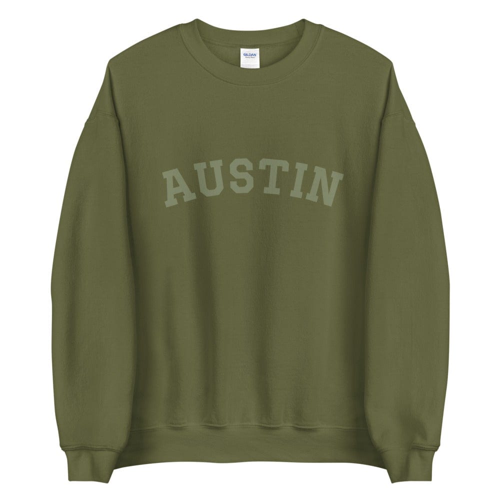 City Shirt Co Austin Text S