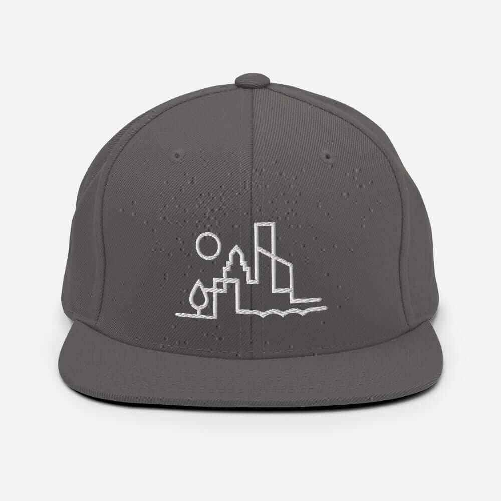 City Shirt Co Austin Urban Dweller Snapback Hat Dark Grey Austin Snapback Hat | Quality Local Style | City Shirt Co