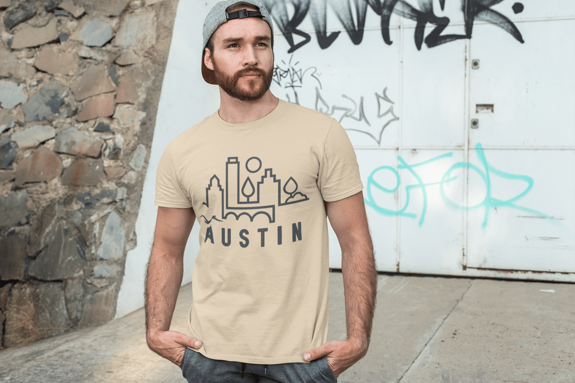 City Shirt Co Austin Urban Dweller Street Tee