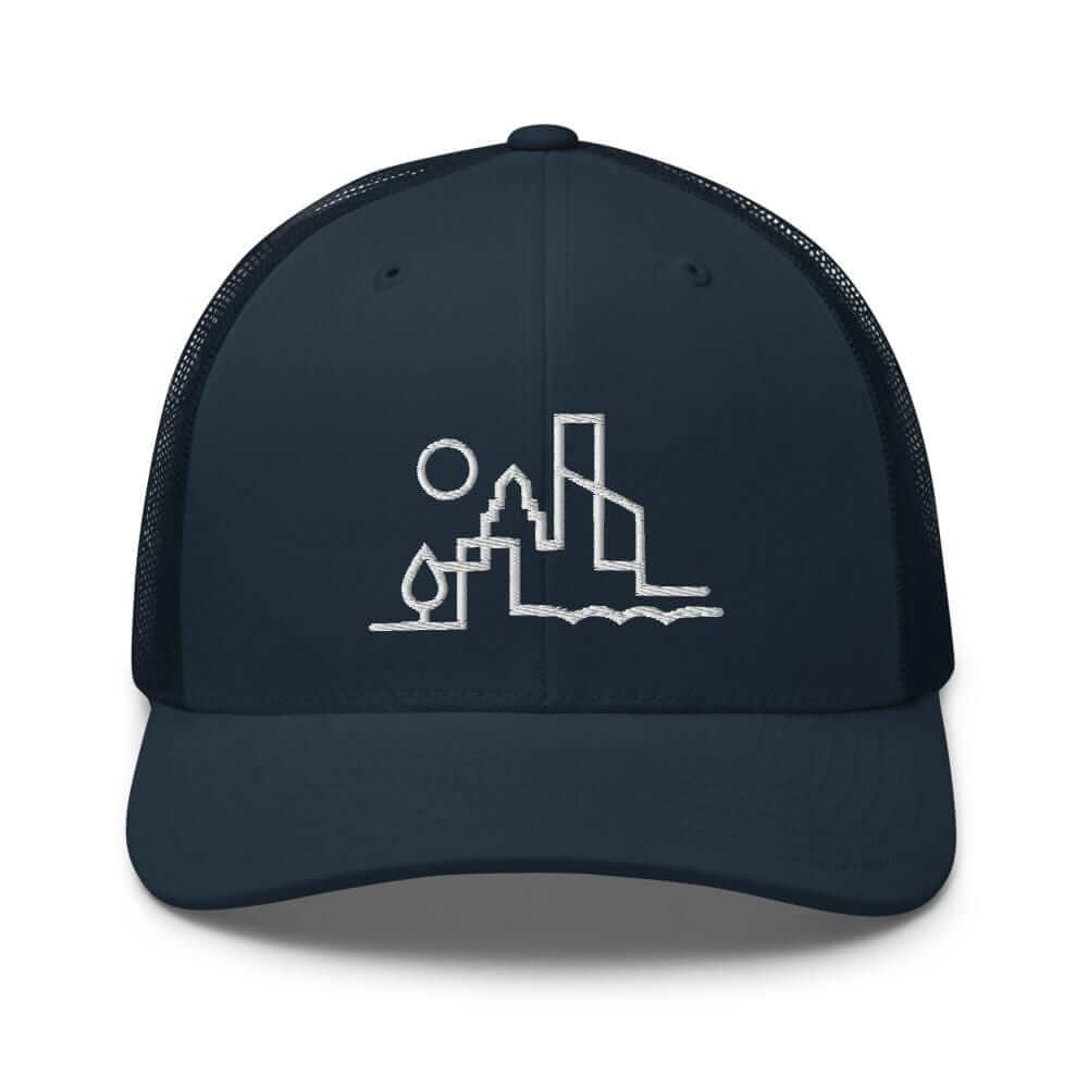 City Shirt Co Austin Urban Dweller Trucker Hat Navy Austin Urban Dweller Trucker Hat | Quality Local Style | City Shirt Co