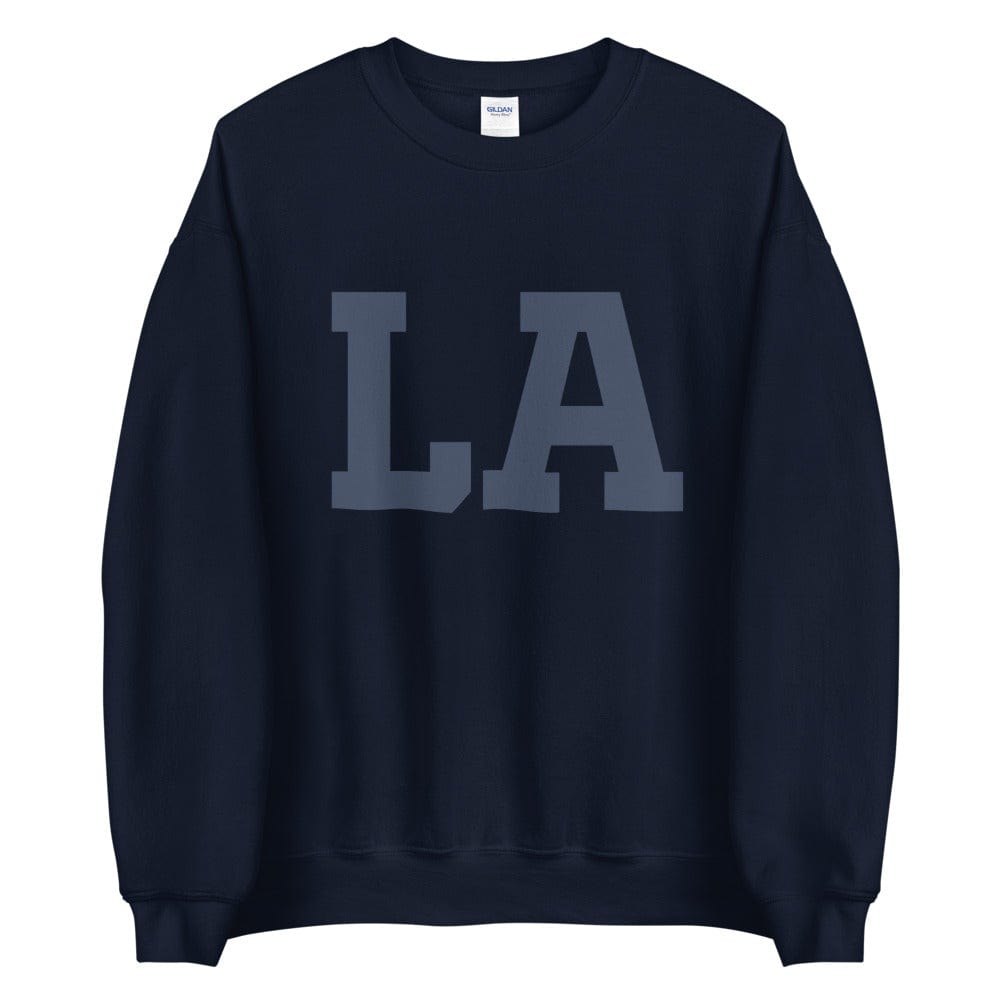City Shirt Co Classic LA | Los Angeles Crewneck Sweatshirt Navy / S