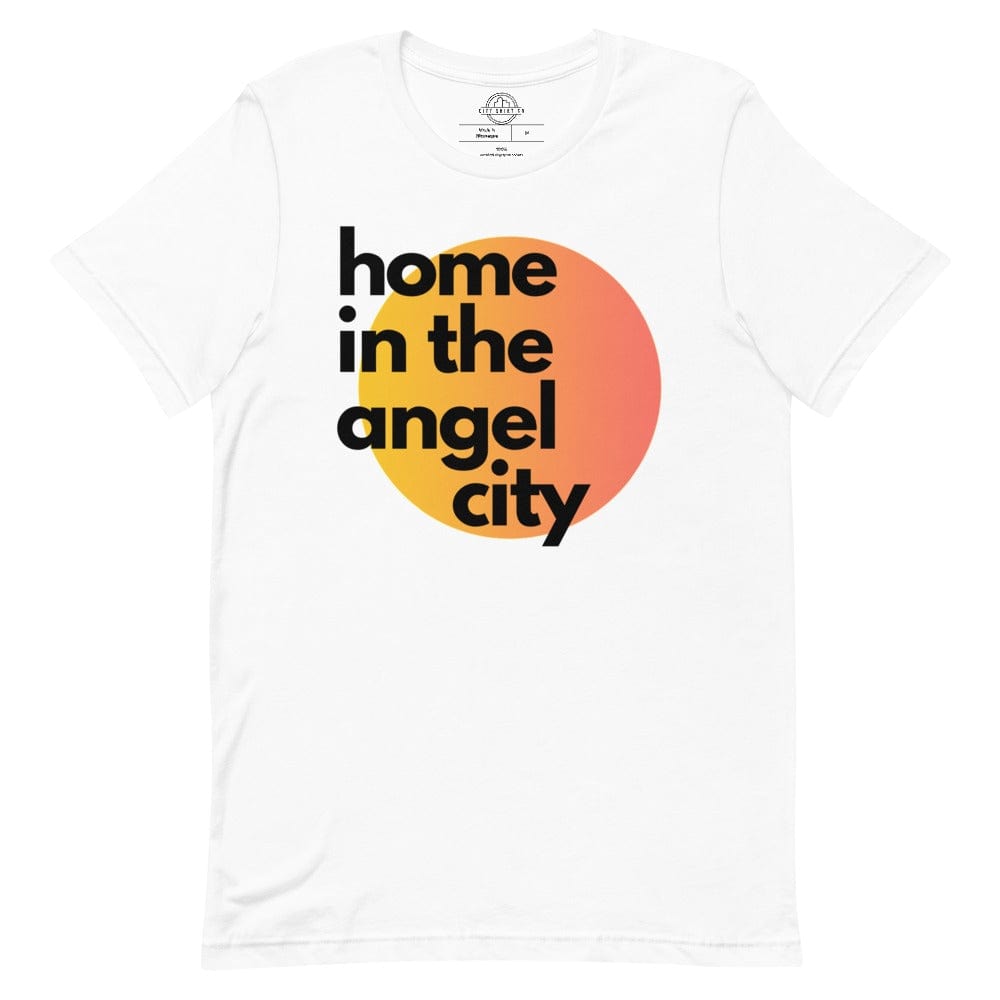 City Shirt Co home in the angel city | Los Angeles t-shirt White / S
