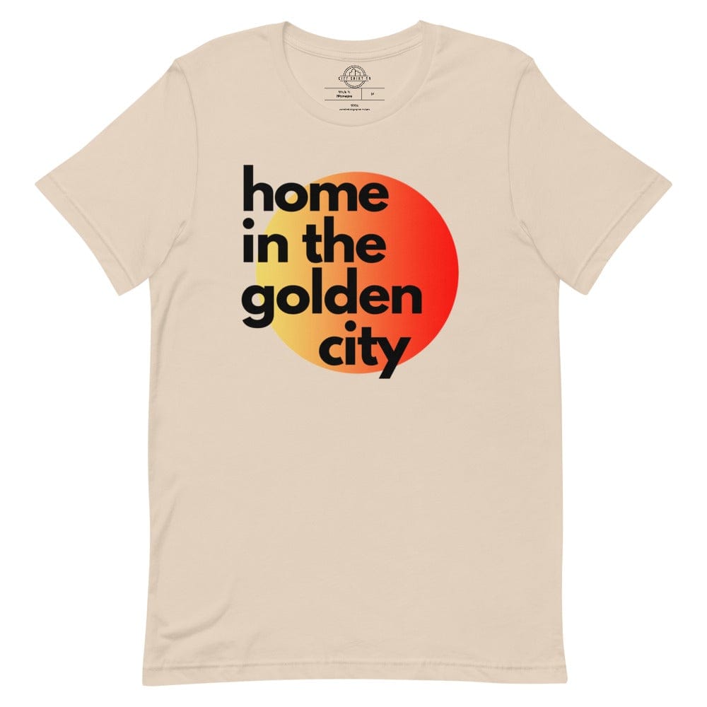 City Shirt Co home in the golden city | San Francisco t-shirt Soft Cream / S
