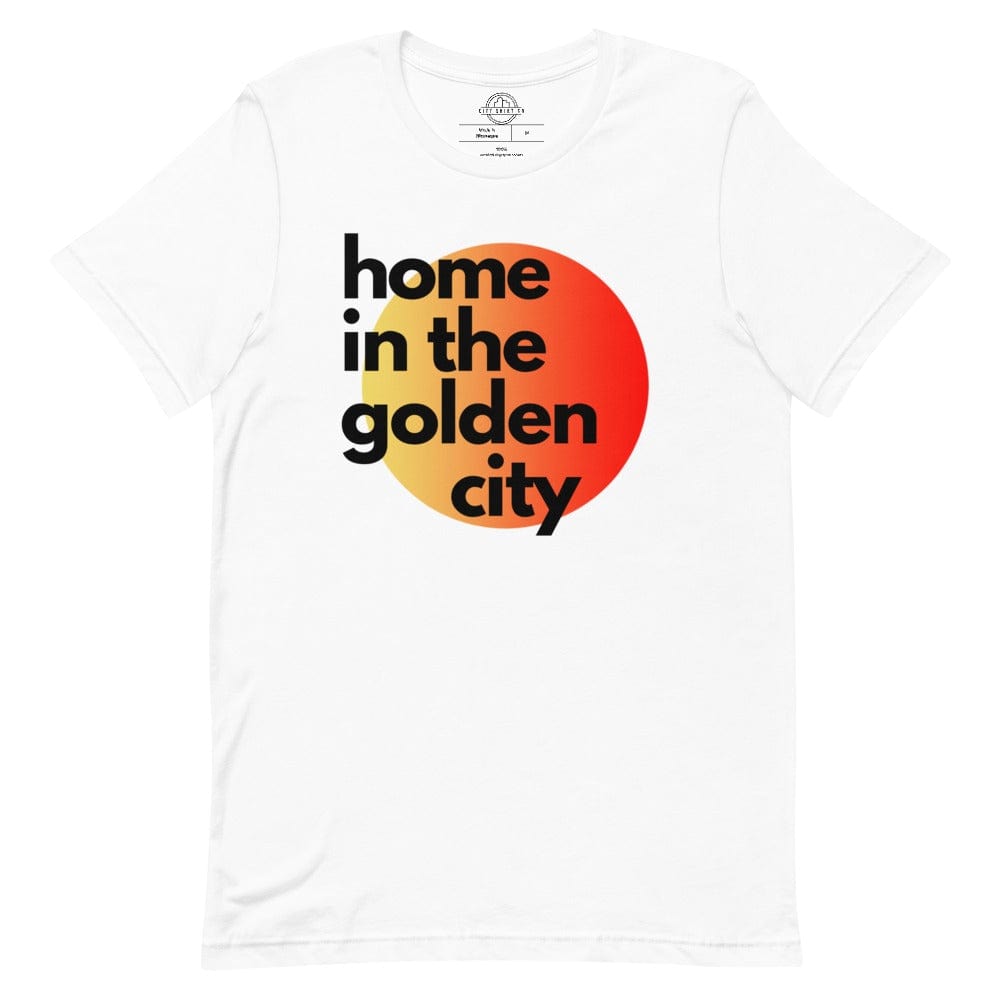 City Shirt Co home in the golden city | San Francisco t-shirt White / S