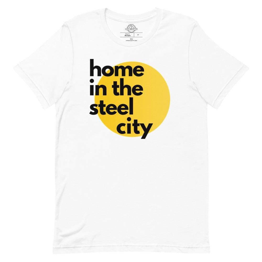 City Shirt Co home in the steel city | Pittsburgh t-shirt White / S