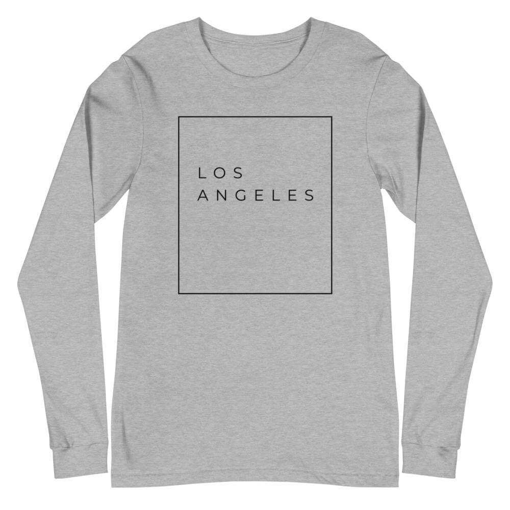 City Shirt Co LA Essential Long Sleeve T-Shirt Athletic Heather / XS