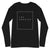 City Shirt Co LA Essential Long Sleeve T-Shirt Black / XS