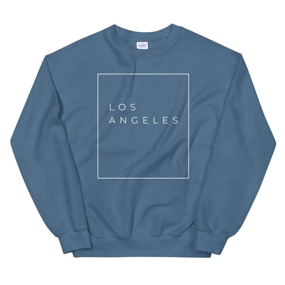 City Shirt Co LA Essential Sweatshirt Indigo Blue / S