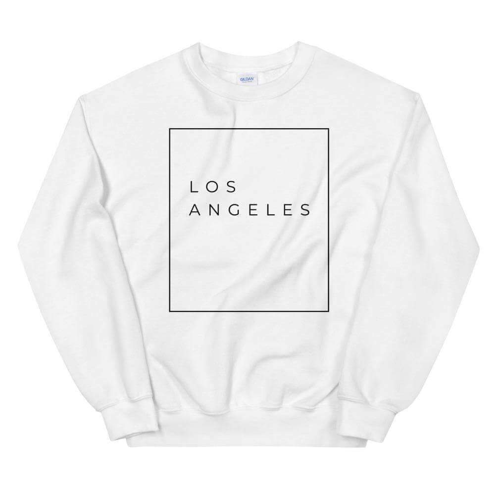 City Shirt Co LA Essential Sweatshirt White / S