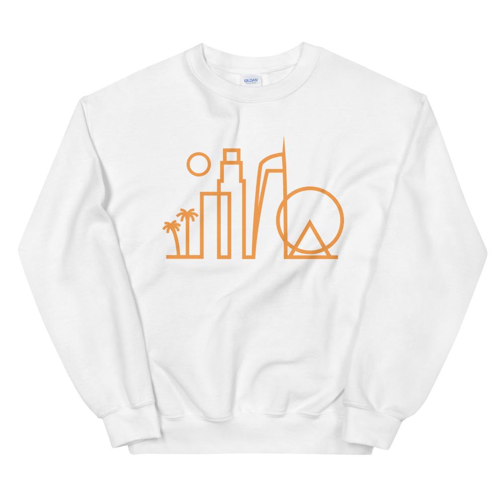 City Shirt Co Las Angeles Urban Dweller Sweatshirt White / S