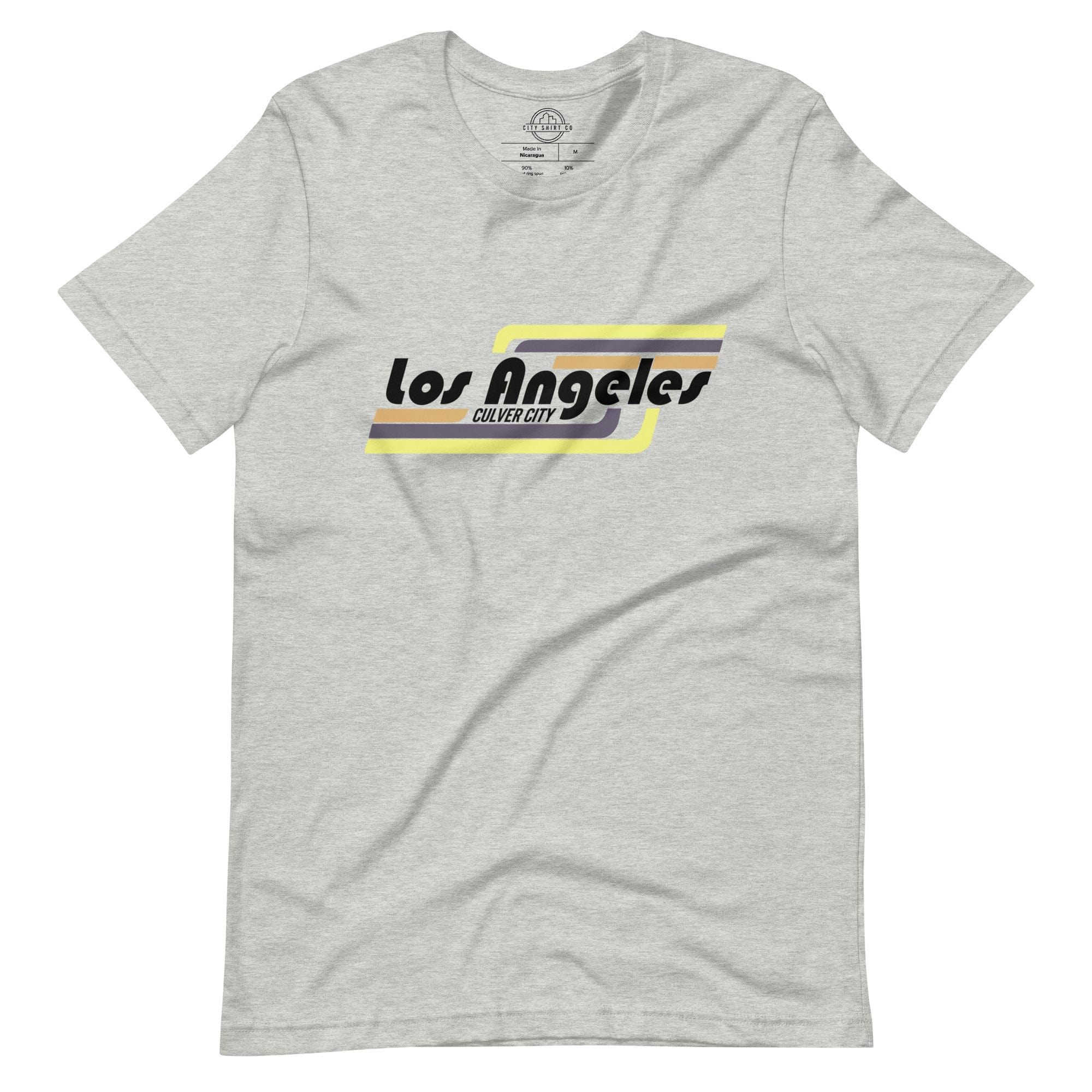 City Shirt Co Los Angeles | Culver City Neighborhood T Shirt Athletic Heather / XS