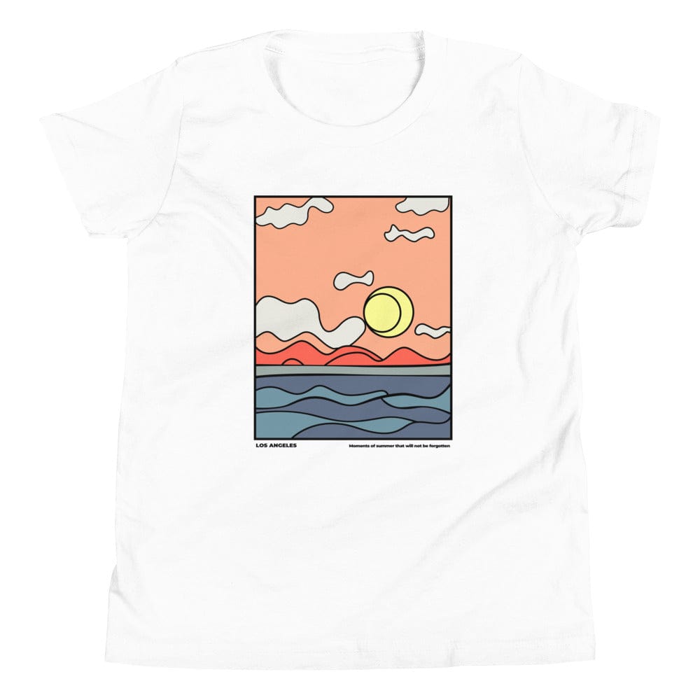City Shirt Co Los Angeles Moments of Summer Youth T-Shirt S