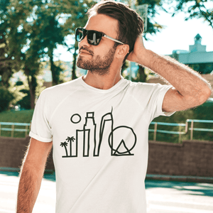 White Los Angeles Photo Logo T-Shirt