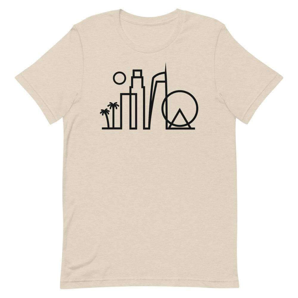 City Shirt Co Los Angeles Urban Dweller T-Shirt Heather Dust / S
