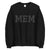 City Shirt Co MEM Memphis Crewneck Sweatshirt Black / S