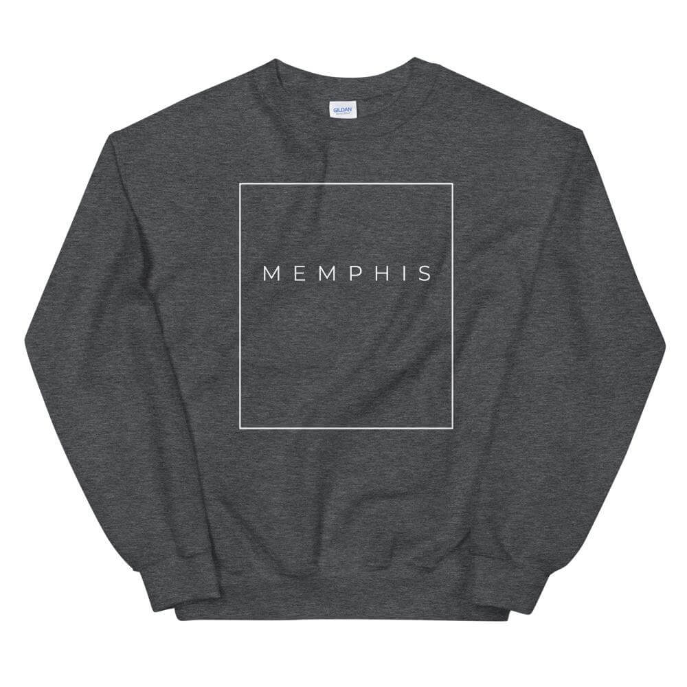 City Shirt Co Memphis Essential Sweatshirt Dark Grey Heather / S Memphis Essential Sweatshirt | Quality Local Style | City Shirt Co
