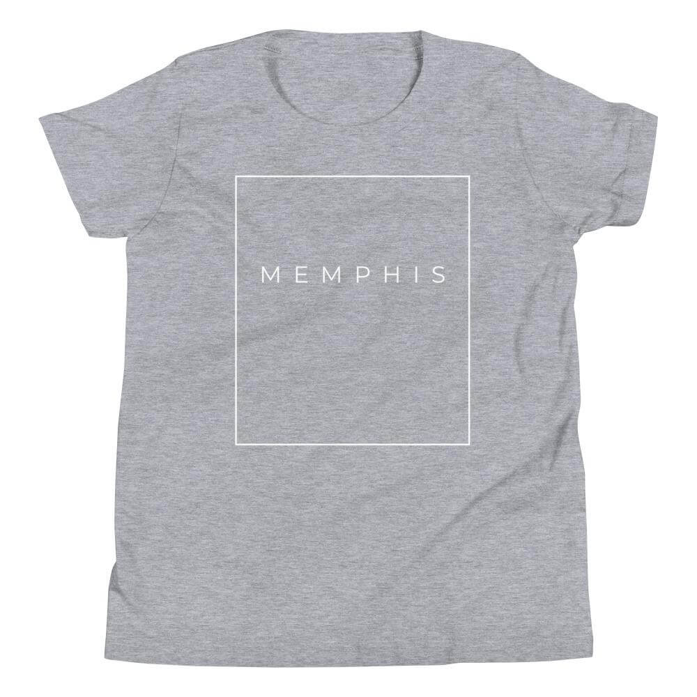 City Shirt Co Memphis Essential Youth T-Shirt Athletic Heather / S Memphis Essential Youth T-Shirt | City Shirt Co