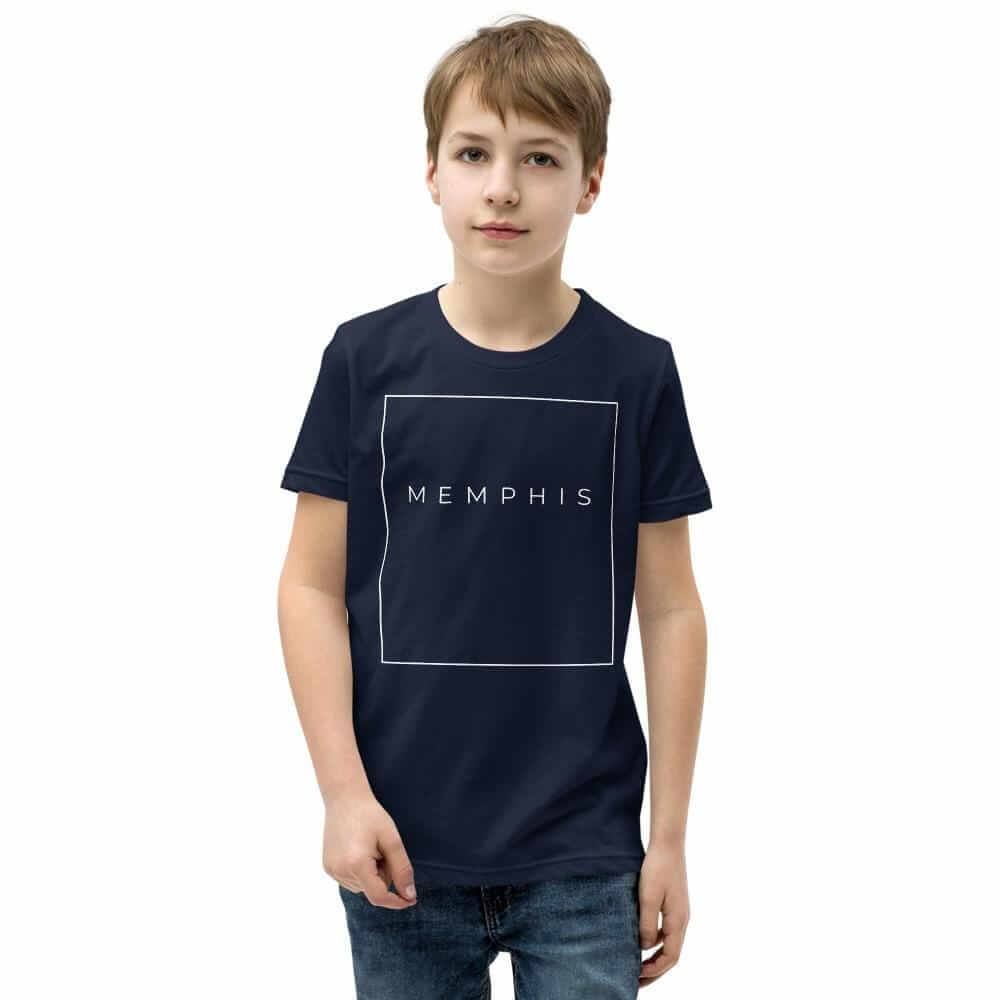City Shirt Co Memphis Essential Youth T-Shirt Navy / S Memphis Essential Youth T-Shirt | City Shirt Co