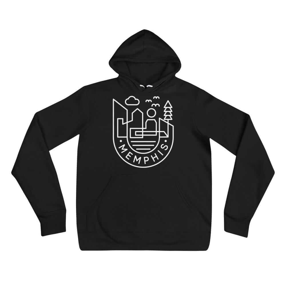 City Shirt Co Memphis Medallion Hoodie Black / S Memphis Medallion Hoodie | 901 Quality Local Style | City Shirt Co