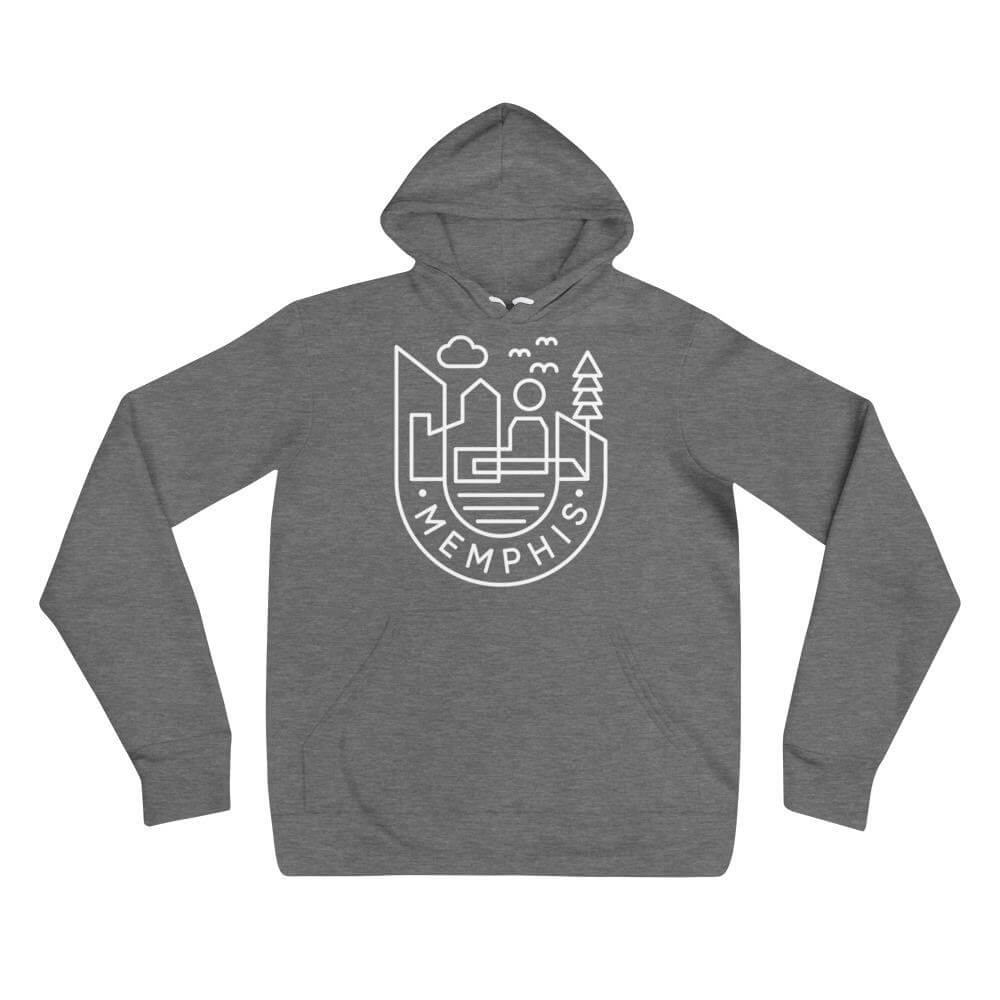 City Shirt Co Memphis Medallion Hoodie Deep Heather / S Memphis Medallion Hoodie | 901 Quality Local Style | City Shirt Co