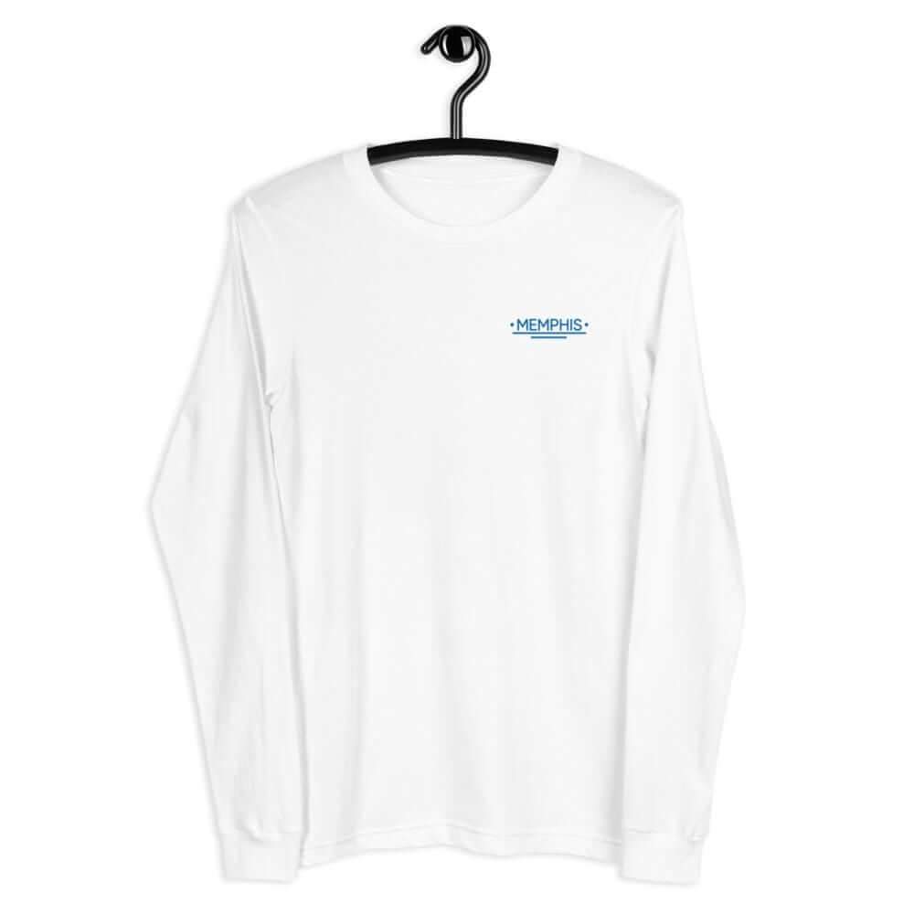 City Shirt Co Memphis Medallion Long Sleeve T-Shirt White / XS Memphis Medallion Long Sleeve T-Shirt | City Shirt Co
