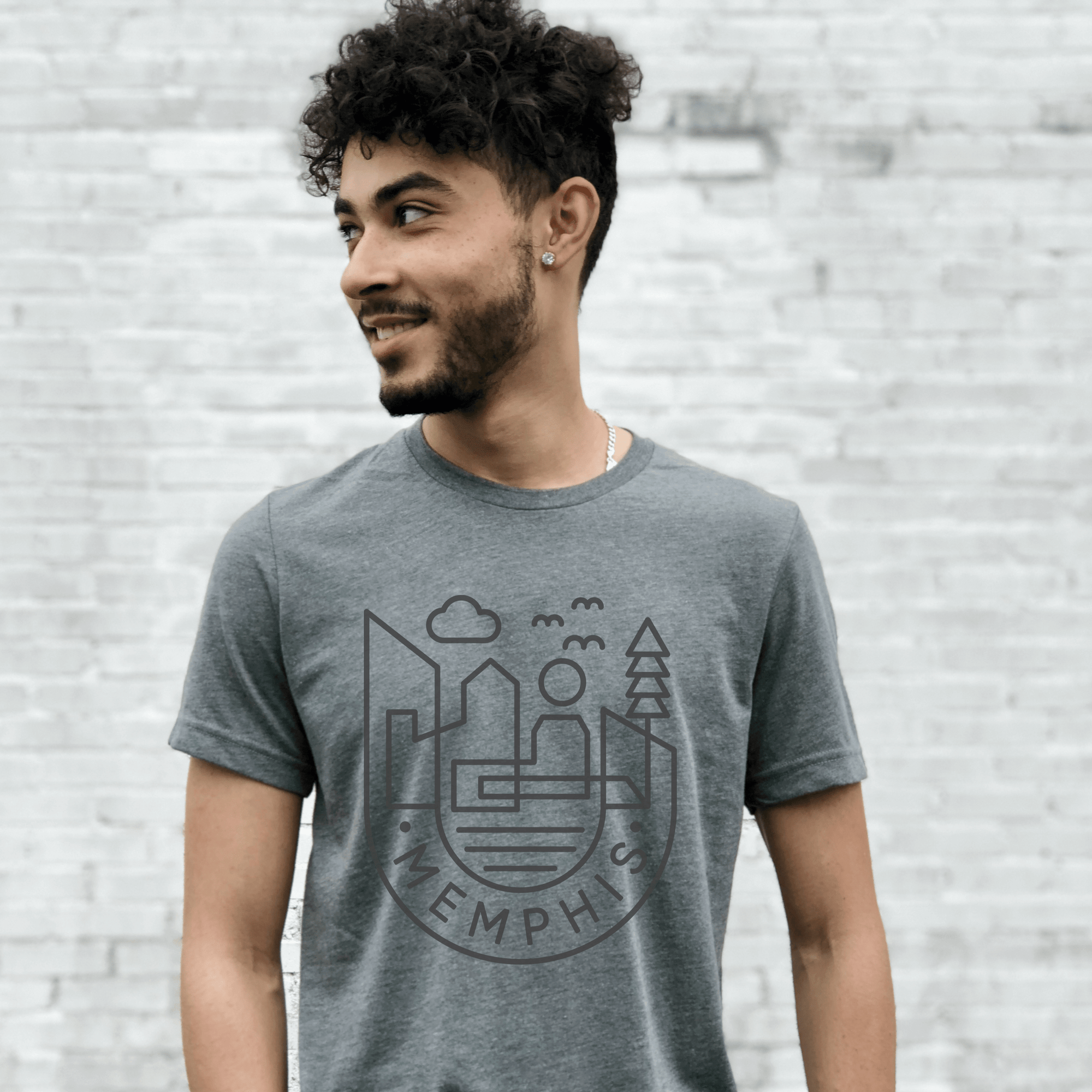 City Shirt Co Memphis Medallion T-Shirt Memphis Medallion T-Shirt | 901 Quality Local Style | City Shirt Co