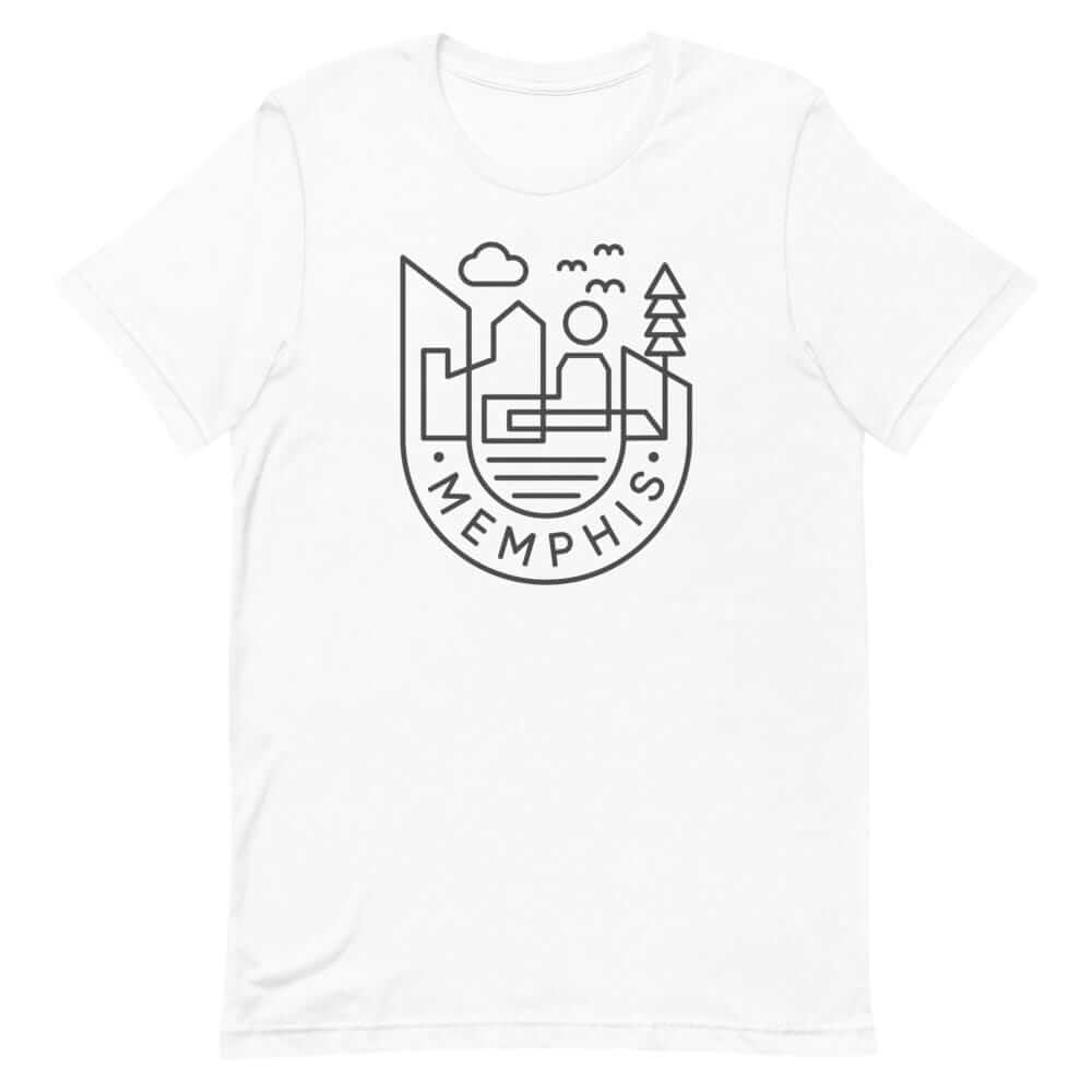 City Shirt Co Memphis Medallion T-Shirt White / XS Memphis Medallion T-Shirt | 901 Quality Local Style | City Shirt Co