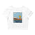 City Shirt Co Memphis Moments of Summer Crop T-Shirt White / XS/SM