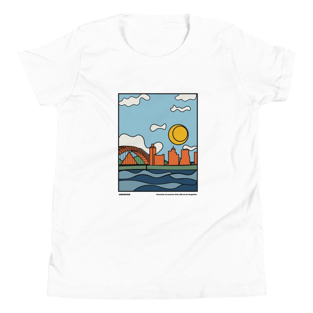 City Shirt Co Memphis Moments of Summer Youth T-Shirt S