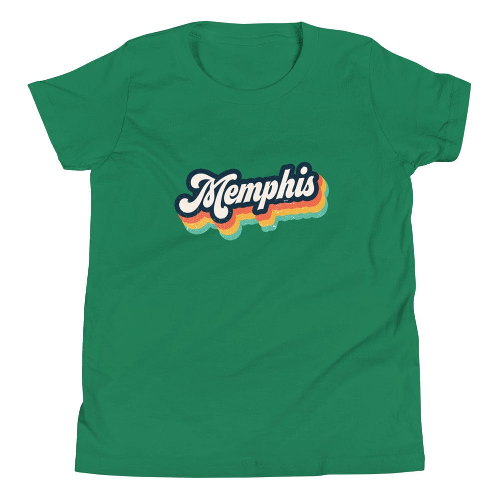 City Shirt Co Memphis Retro Youth T-Shirt Kelly / S