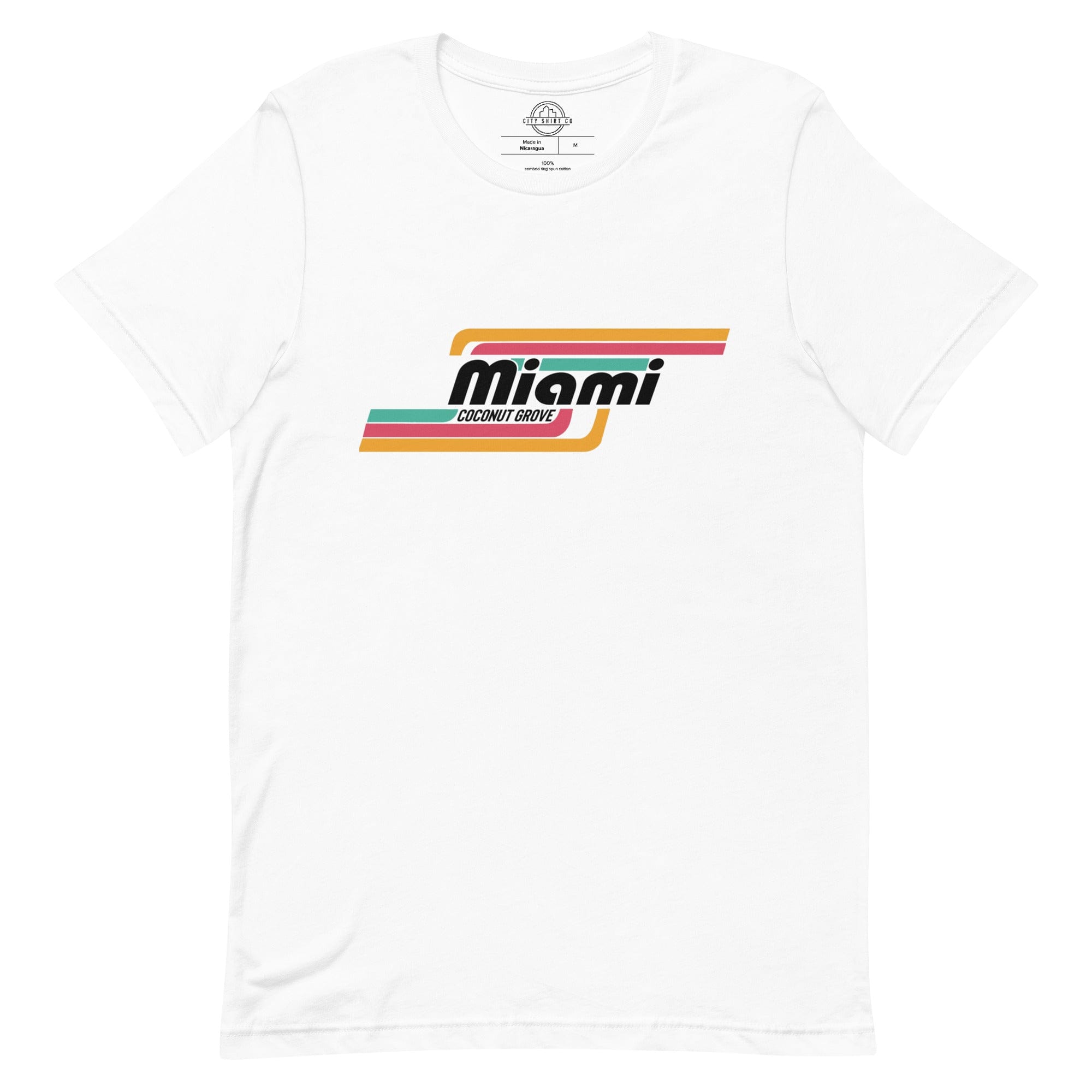 City Shirt Co Miami | Coconut Grove Neighborhood T Shirt White / XS