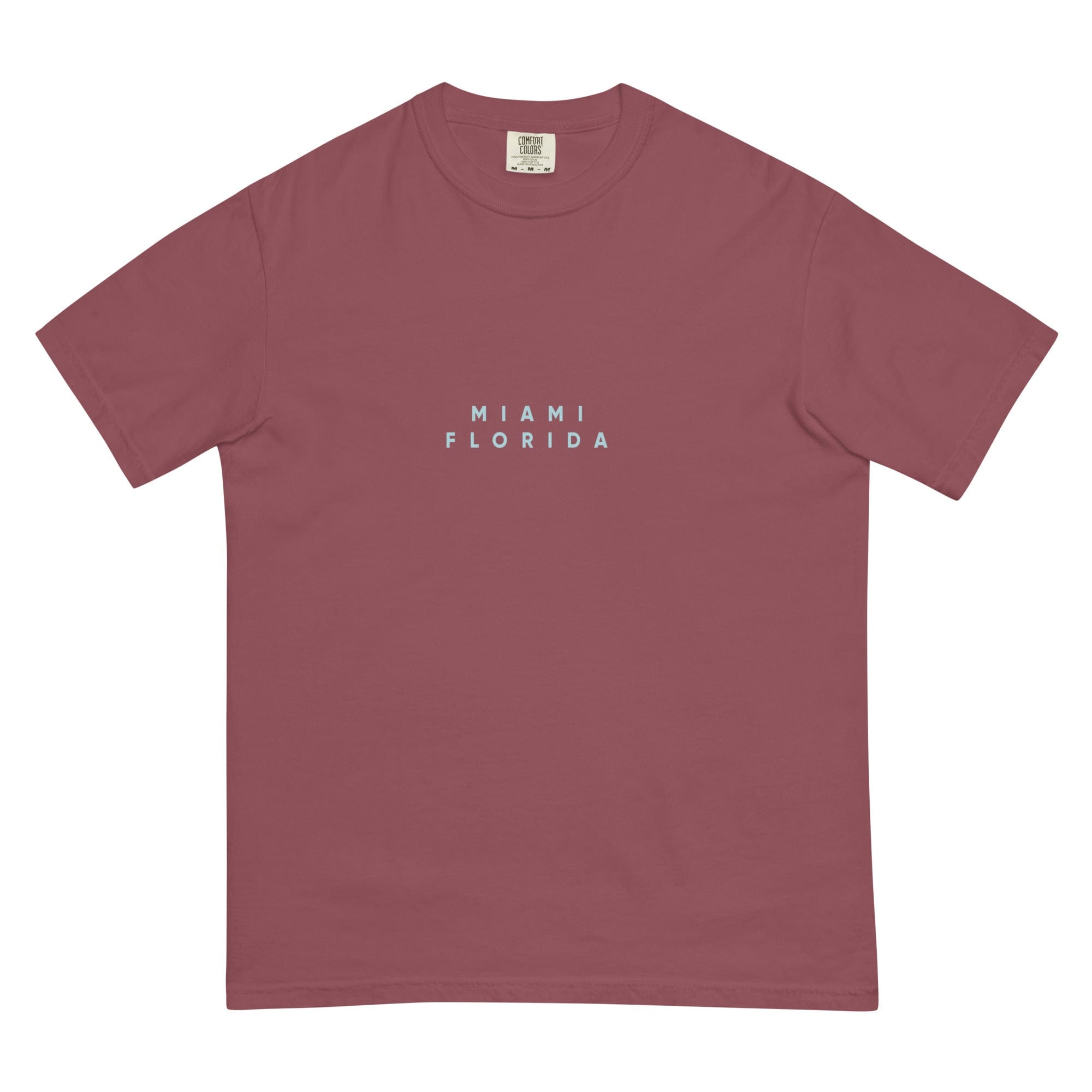 City Shirt Co Miami Comfort Colors T-Shirt Brick / S