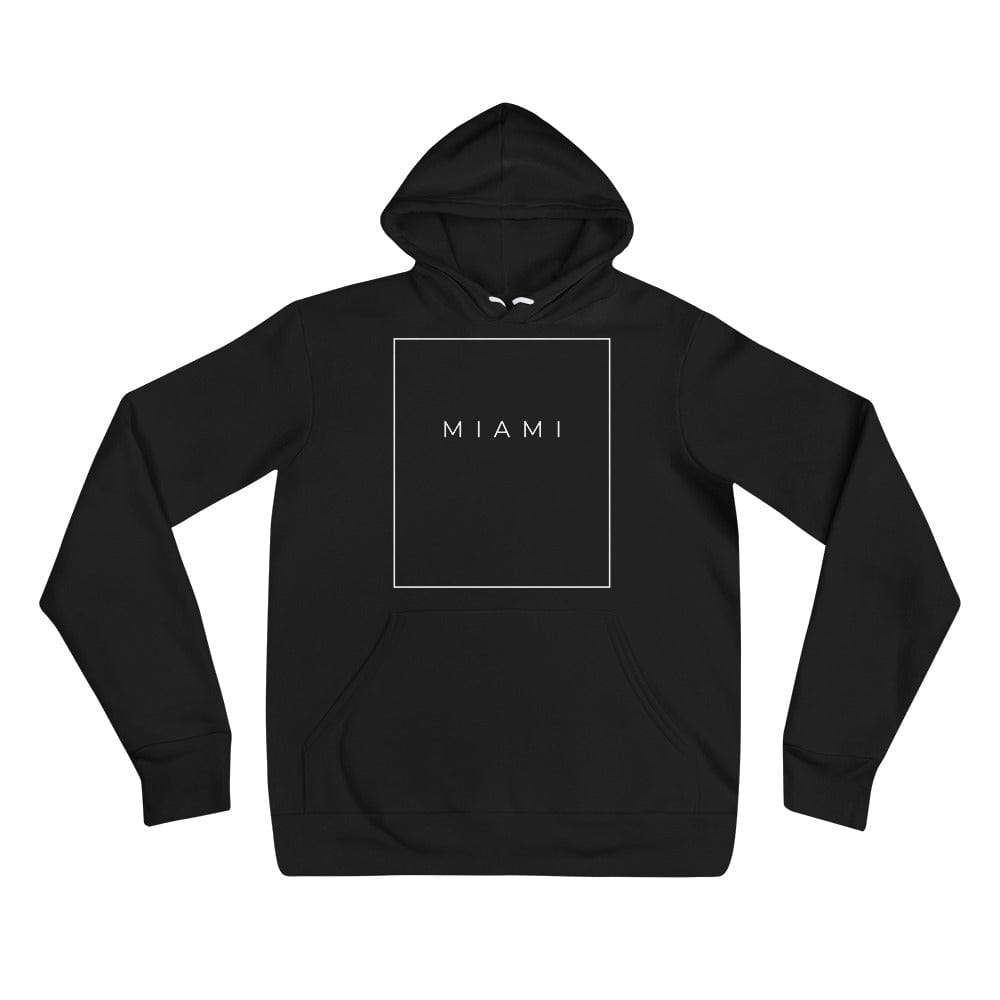 City Shirt Co Miami Essential Hoodie Black / S