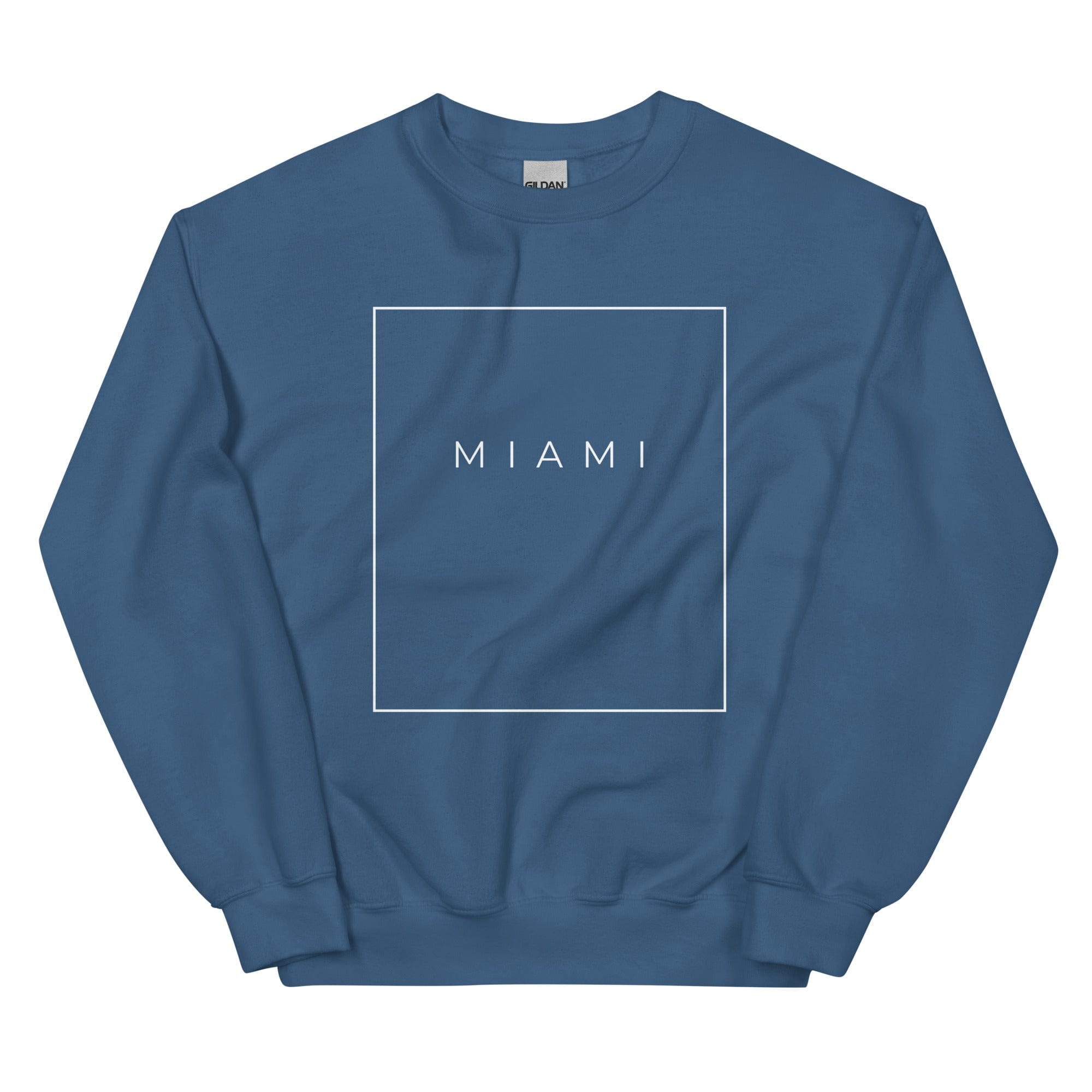 City Shirt Co Miami Essential Sweatshirt Indigo Blue / S