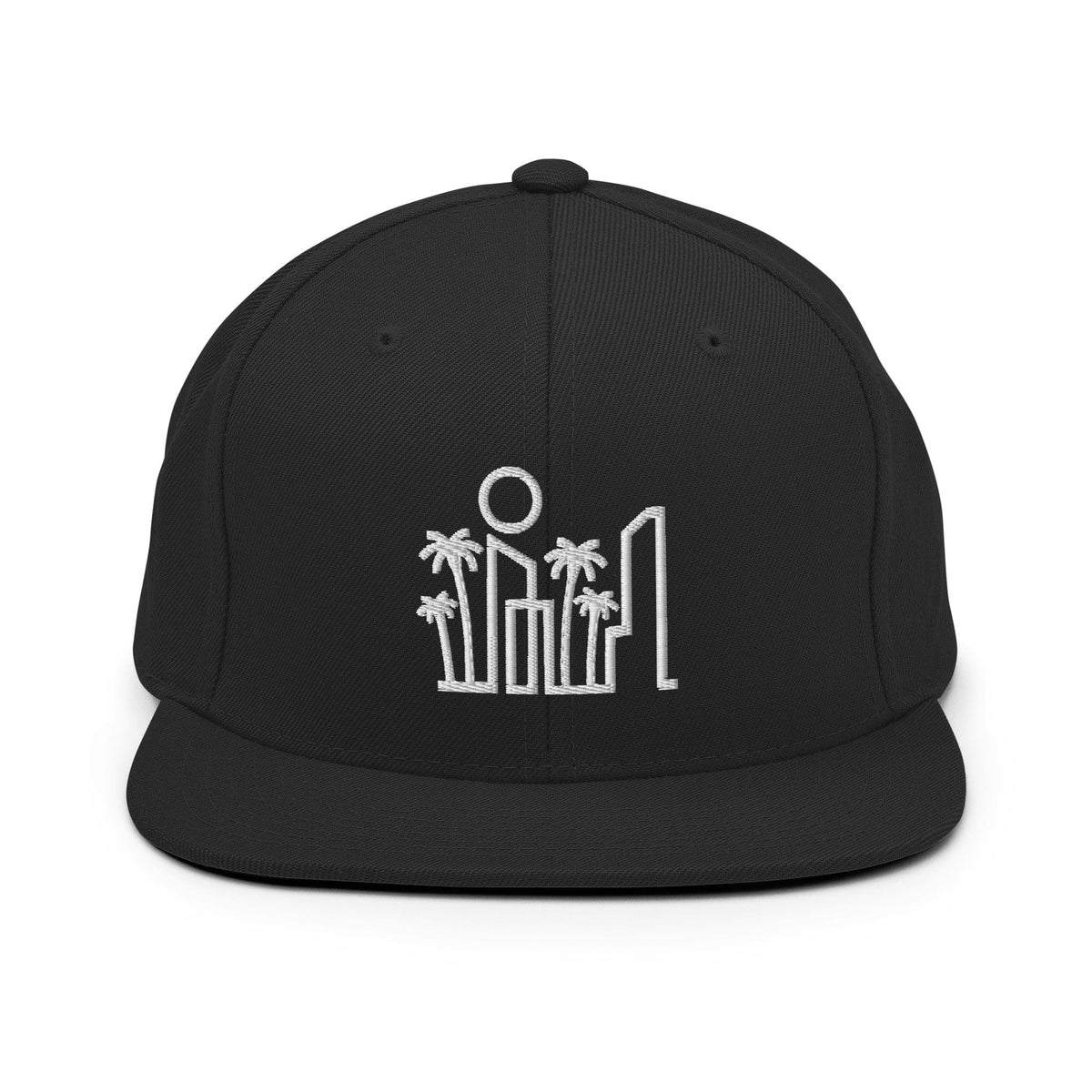 City Shirt Co Miami Urban Dweller Snapback Hat Black