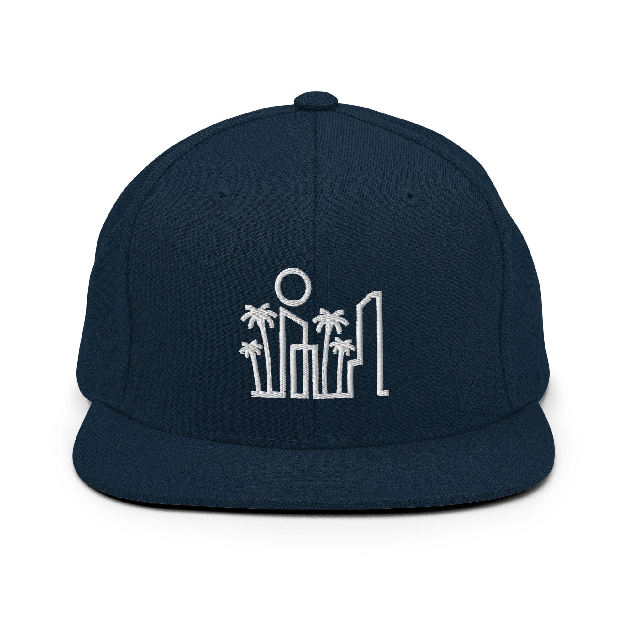 City Shirt Co Miami Urban Dweller Snapback Hat Dark Navy