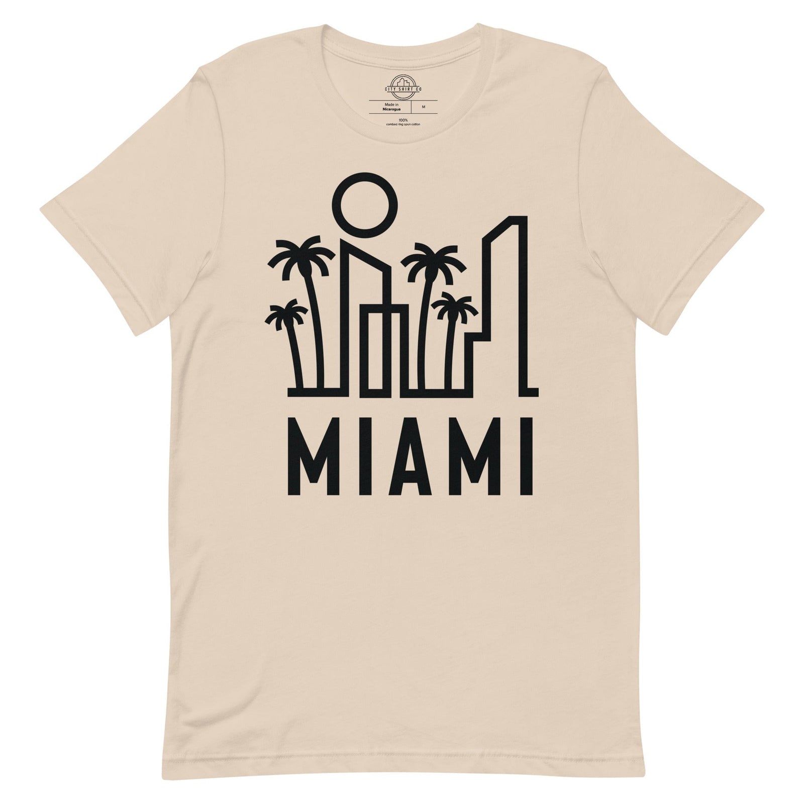 City Shirt Co Miami Urban Dweller Street Tee Soft Cream / XS