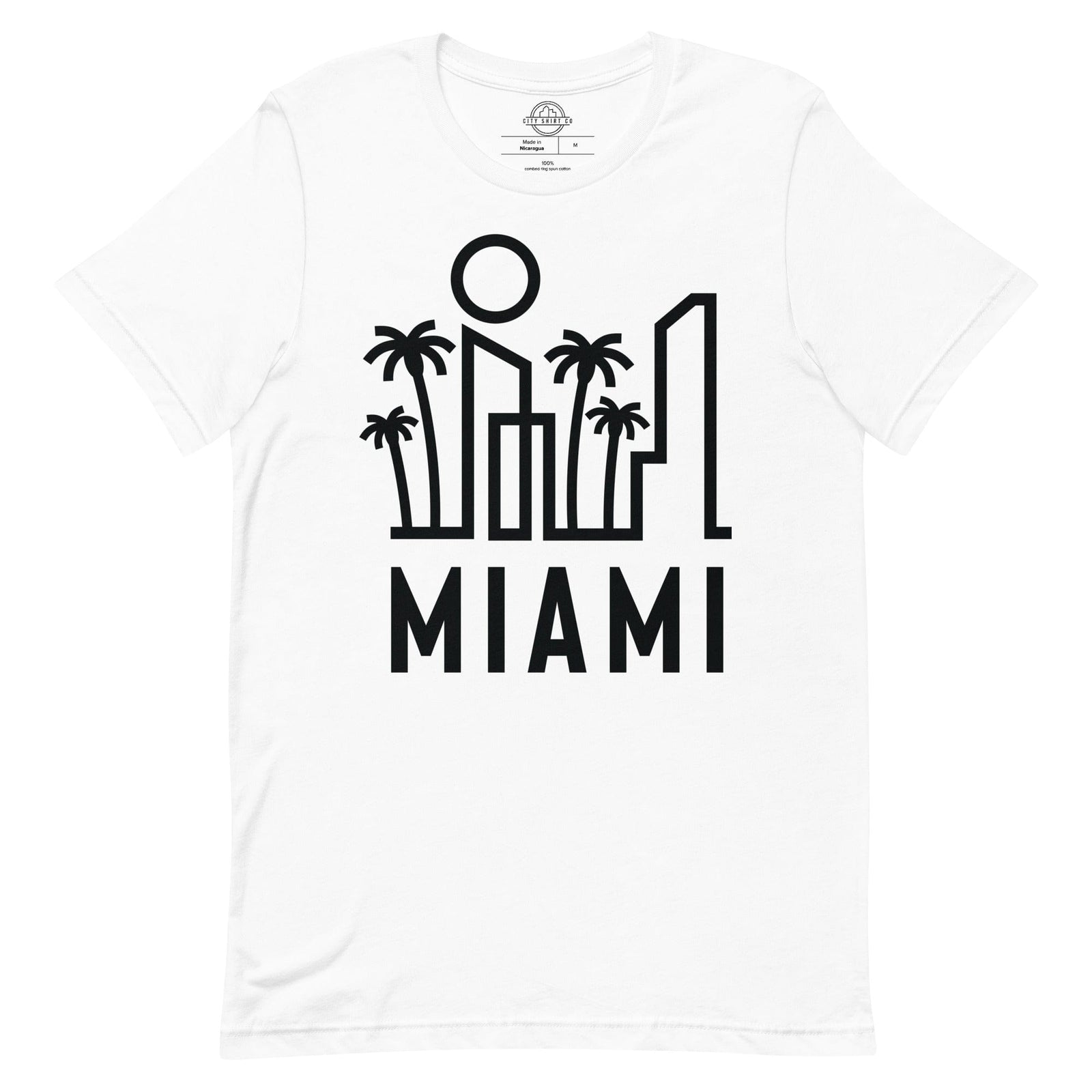 City Shirt Co Miami Urban Dweller Street Tee White / XS