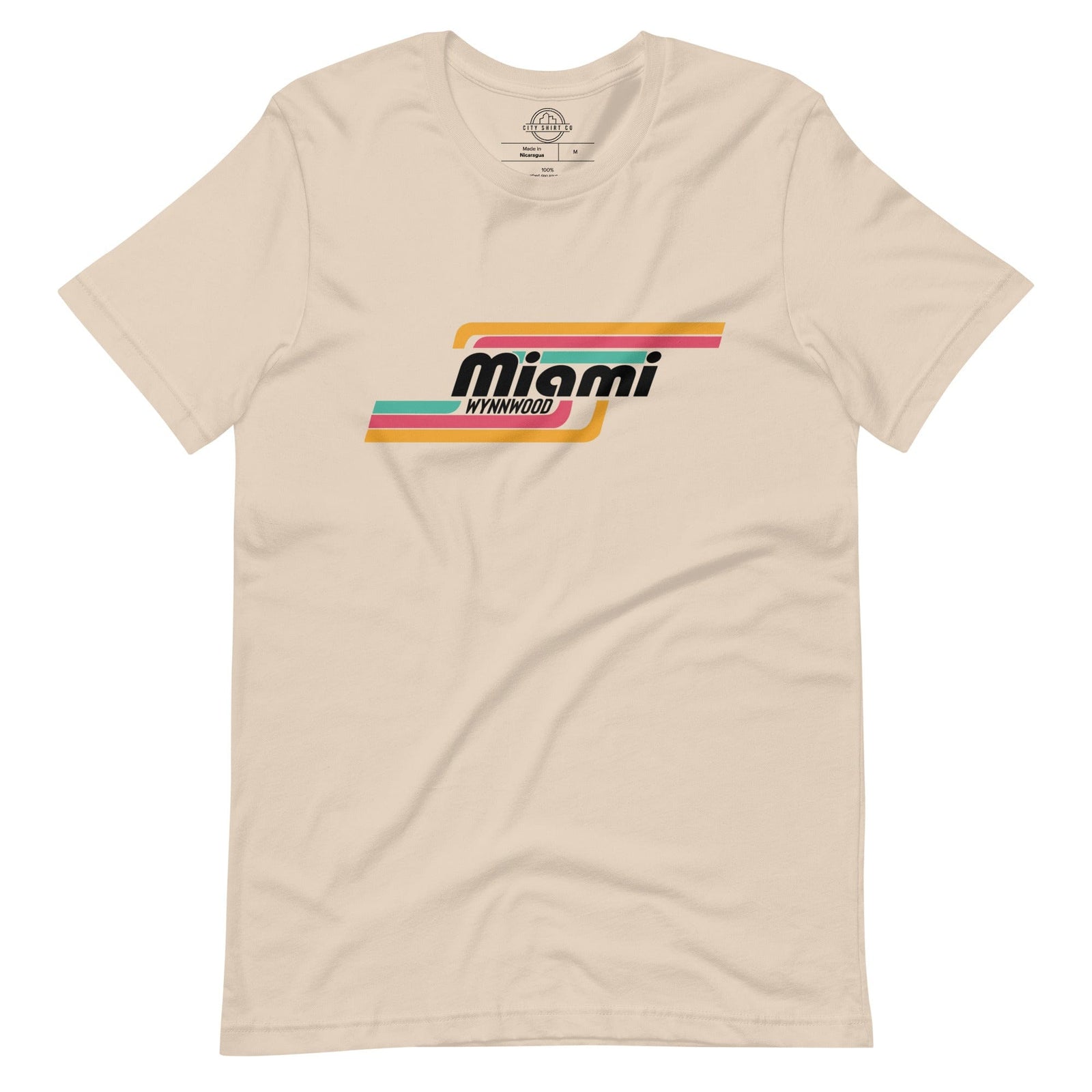 City Shirt Co Miami | Wynnwood Neighborhood T Shirt Soft Cream / XS