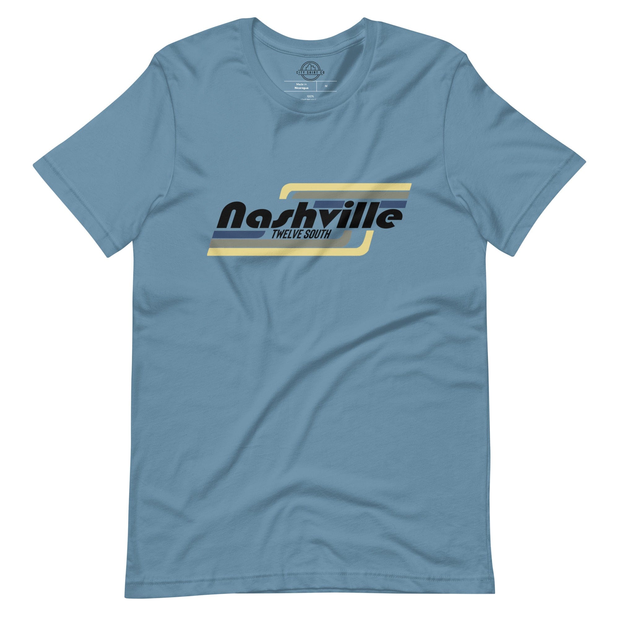 City Shirt Co Nashville | 12 South Neighborhood T Shirt Steel Blue / S